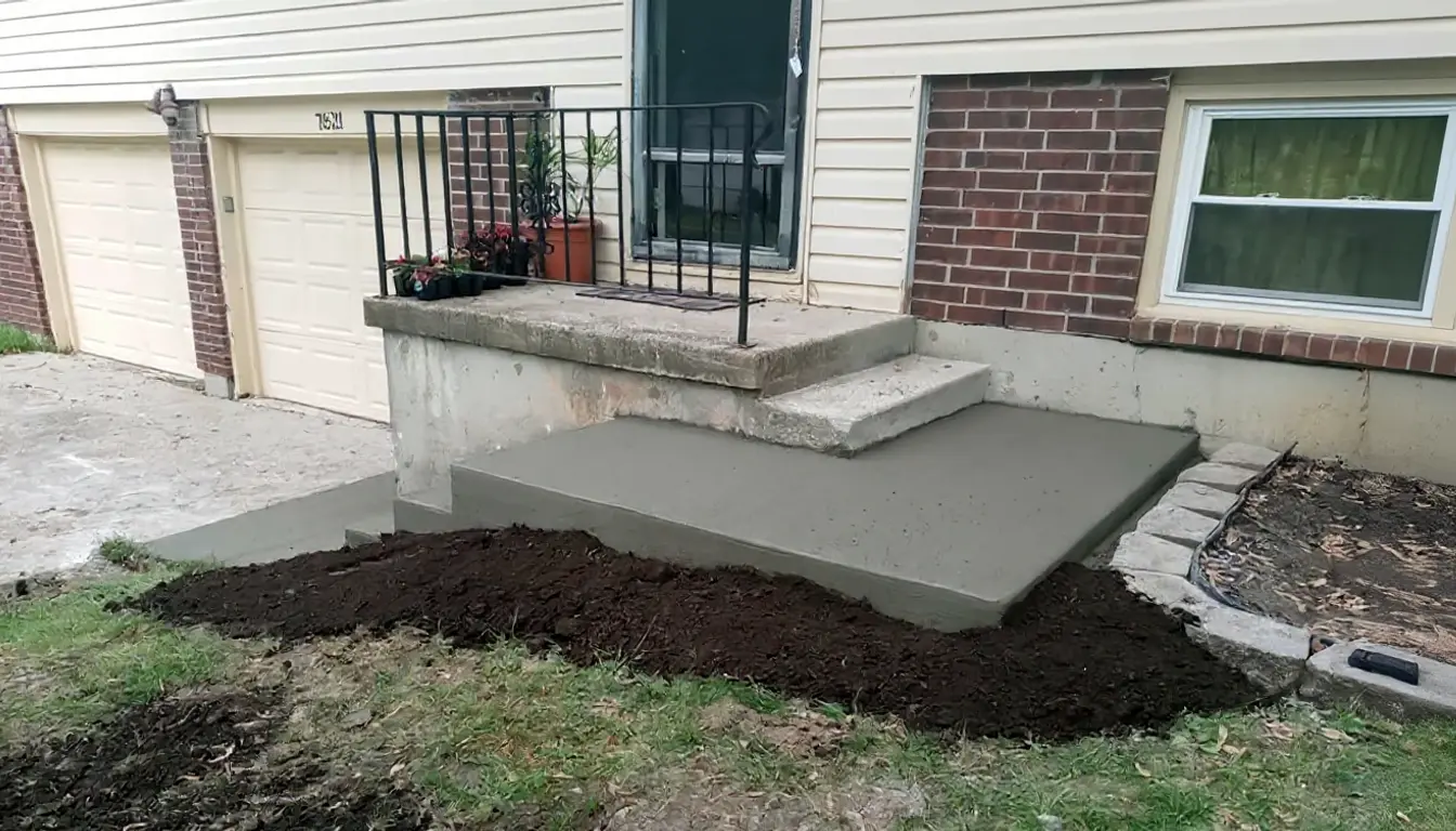 Concrete repair and replacement — assessing cracked driveway in the east Kansas City metro